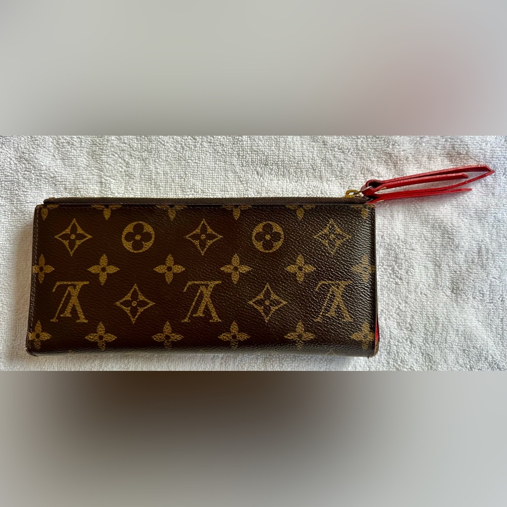 Louis Vuitton Monogram Canvas Adele Wallet Coquelicot Article: M61287 - Picture 6 of 16